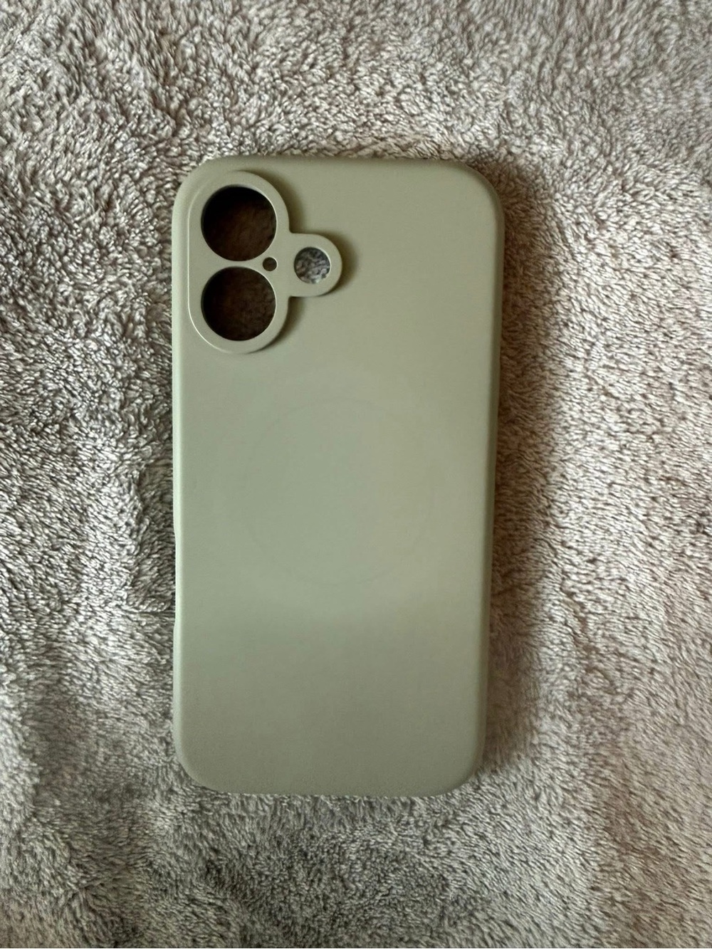 Sleek Silicone Phone Case — Sage Green